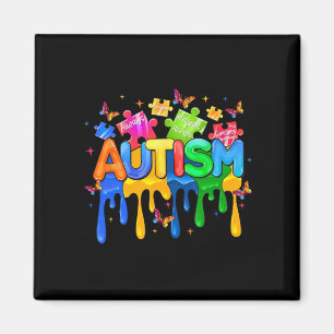 Íman Consciência do Autismo sempre única totalmente int