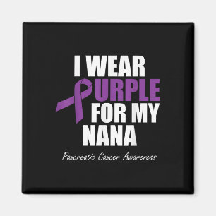 Íman Consciência do câncer de pâncreas Eu Visto Roxo Pa