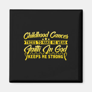 Íman Consciência do Cancer infantil Deus me mantém fort
