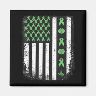 Íman Consciencialização da saúde mental bandeira americ