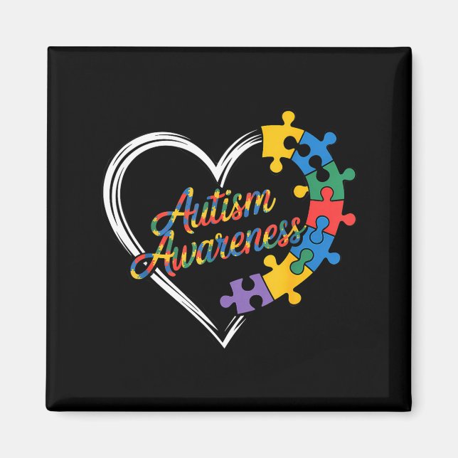 Íman Conscientização do autismo  (Frente)