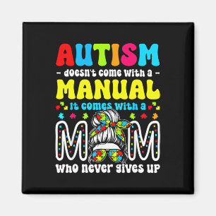 Íman Conscientização do Autismo 2025 Não Vem Com Um Man