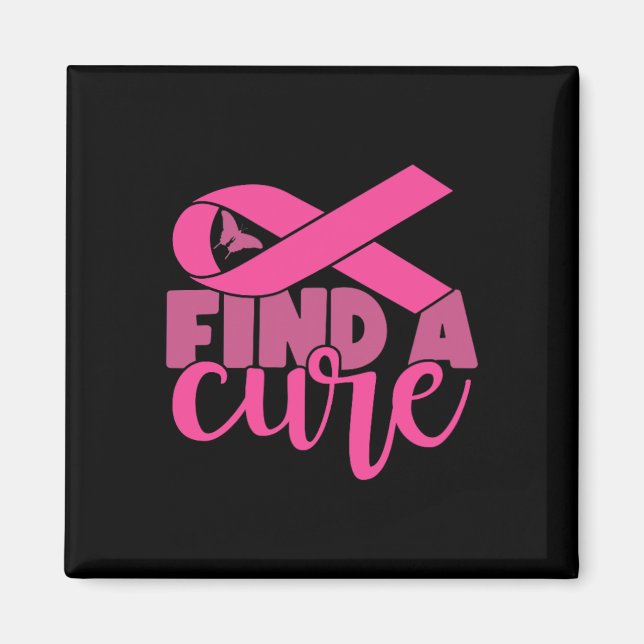 Íman Conscientização sobre a cura do cancro da mama  (Frente)