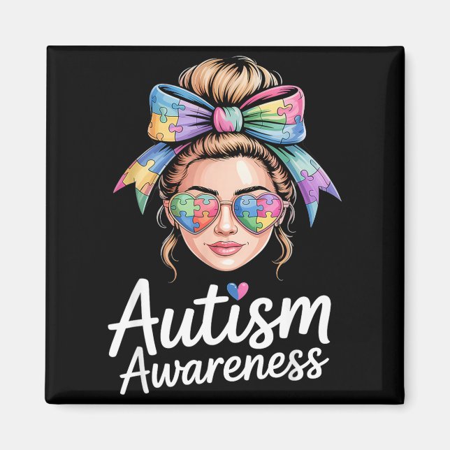 Íman Conscientização sobre autismo (Frente)