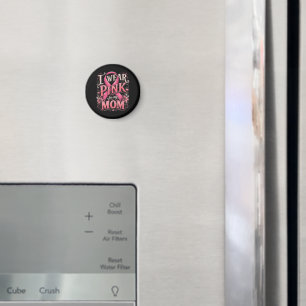 Íman Conscientização sobre o Câncer de Mama Eu Uso Rosa