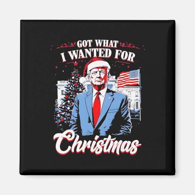 Íman Consegui O Que Queria No Natal Trump 2025  (Frente)