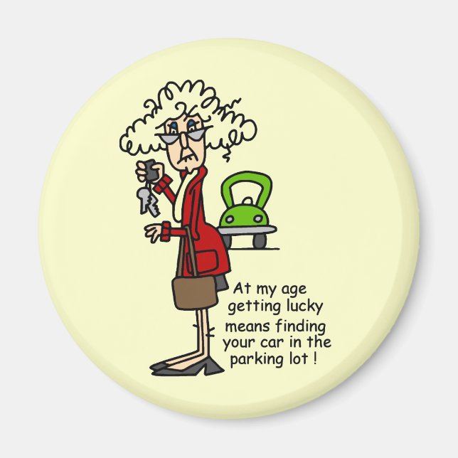 Íman Conseguir Humor Sortudo (Frente)