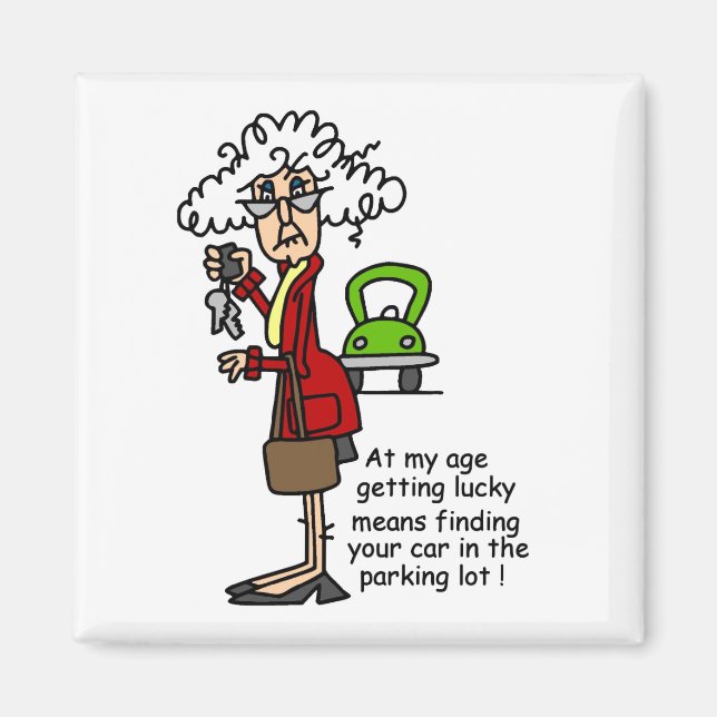 Íman Conseguir Humor Sortudo (Frente)