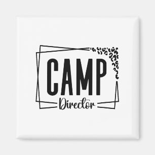 Íman Conselheiro Diretor de Acampamento Design Divertid