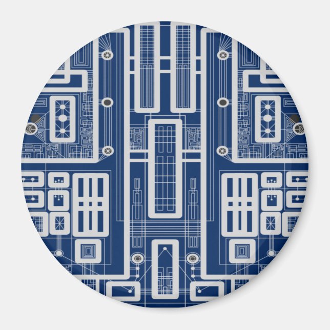 Íman Conselho de Circuito Geométrico (Frente)