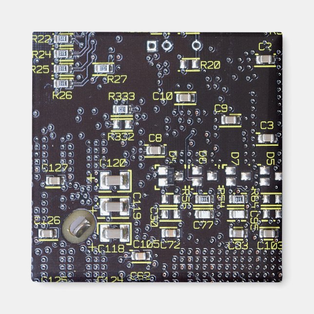 Íman Conselho De Circuito Integrado Em Um Magnet (Frente)