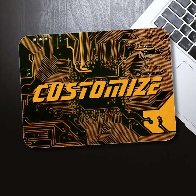 Íman Conselho de Circuito Laranja de PCBs Personalizado (Criador carregado)