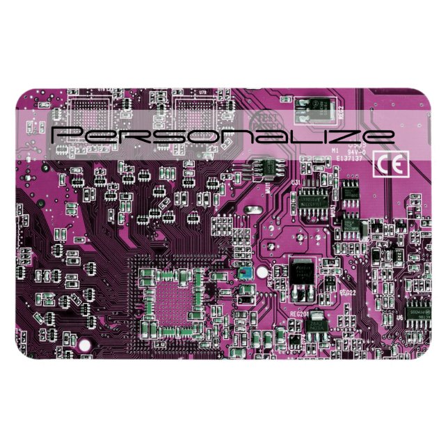 Íman Conselho de Circuito Púrpura PCB Circuito Conjunto (Horizontal)