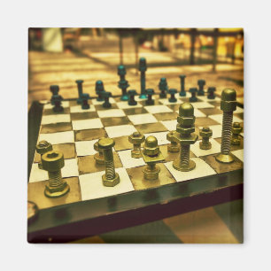 Íman Conselho de xadrez legal com Loucos e parafusos