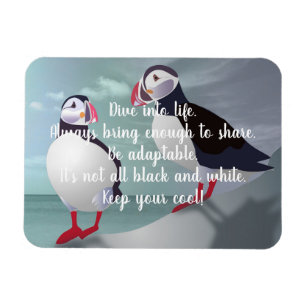 Íman Conselhos de um Design Puffin Magnet