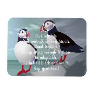 Íman Conselhos de um Design Puffin Magnet