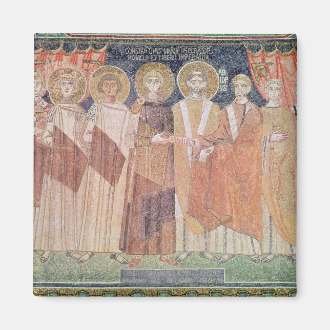 Íman Constantine IV que concede privilégios a Bishop (Frente)