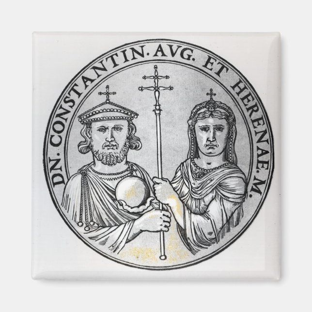 Íman Constantine VI e sua Mãe Irene (Frente)