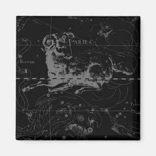 Íman Constelação de na moda Vintage Aries por Hevelius