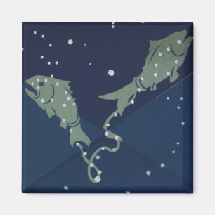 Íman Constelação dos peixes dos peixes da astrologia 