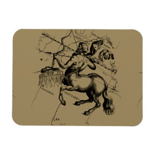 Íman Constelação Sagittarius Hevelius 1690