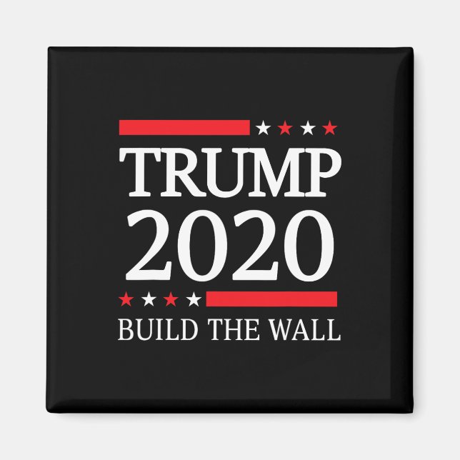 Íman Construa A Muralha Vote Campanha de Trump  (Frente)