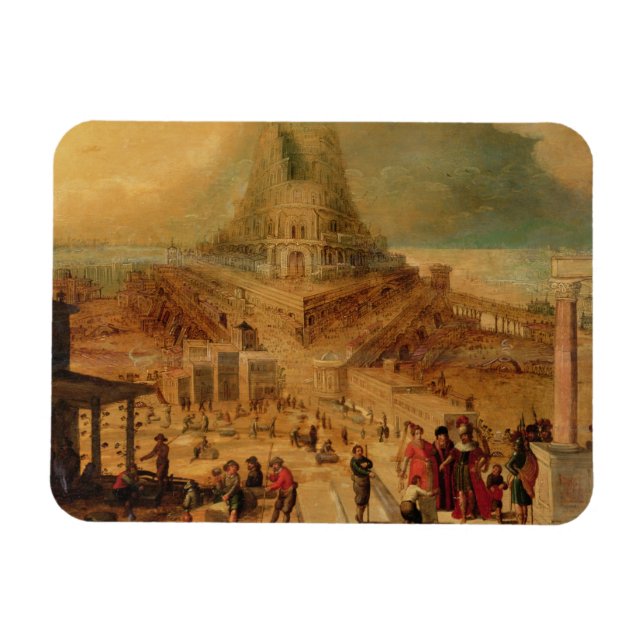 Íman Construção da Torre de Babel (painel) (Horizontal)