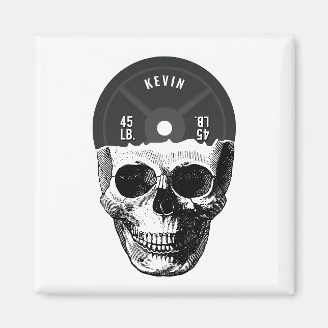 Íman Construção de Malhação de Formação de Caveira em P (Frente)