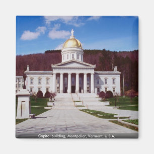 Íman Construção do Capitólio, Montpelier, Vermont, E