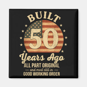 Íman Construído há 50 anos atrás Camisa engraçada de 50