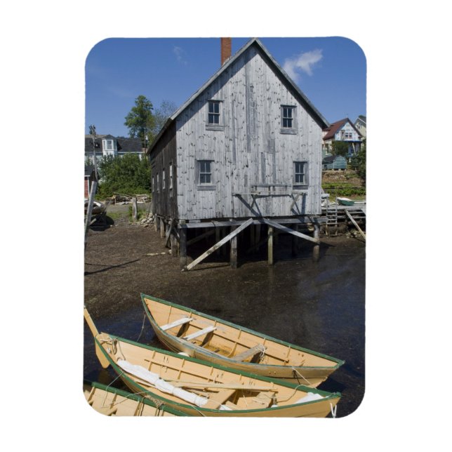 Íman construtor de dories, Lunenburg, Nova Escócia, Can (Vertical)