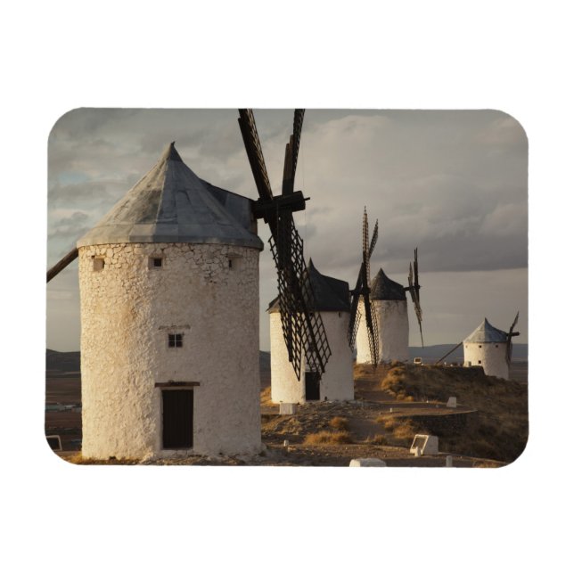 Íman Consuegra, antigos moinhos de vento de La Mancha (Horizontal)