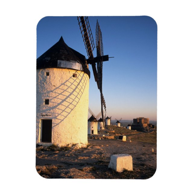 Íman Consuegra, La Mancha, Espanha, moinhos de vento (Vertical)