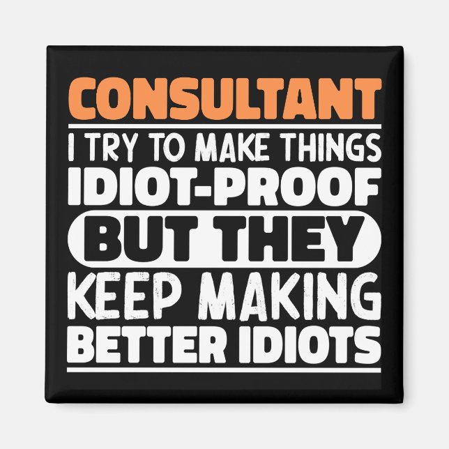 Íman Consultor, Tento Engraçado, Consultor (Frente)