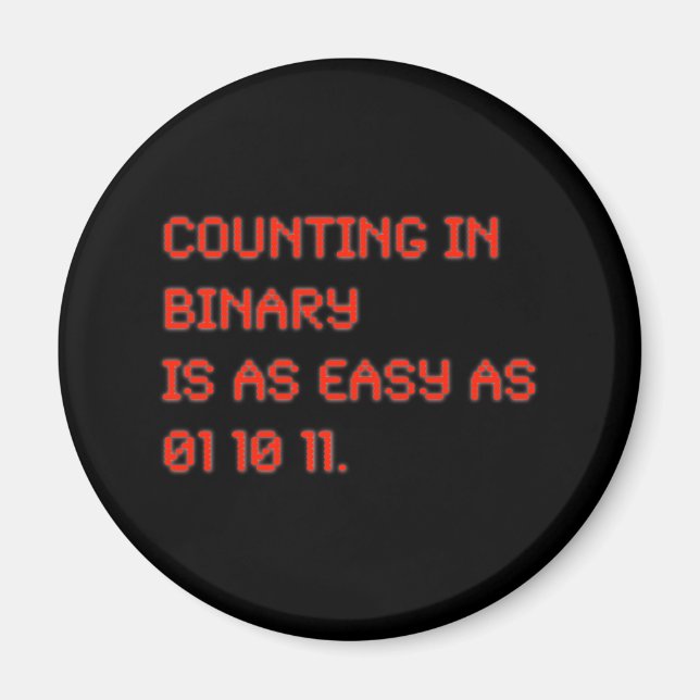 Íman Contagem em Binário (Frente)