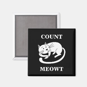 Íman Contagem Meowt Gatinho Engraçado Cat Pun