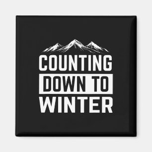 Íman Contagem Para O Esqui Inverno De Snowboard Cl