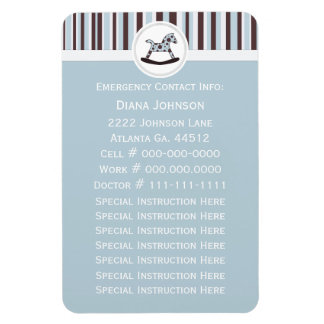 Íman Contato de emergência: Magneta 2 Premium de Cavalo