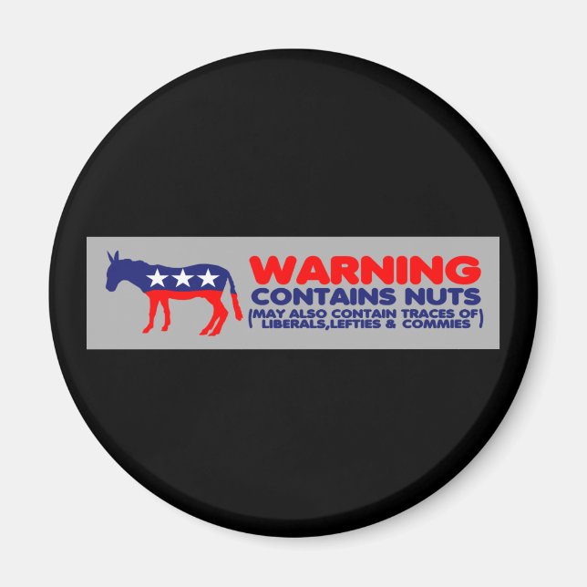 Íman Contém loucos anti-liberais (Frente)