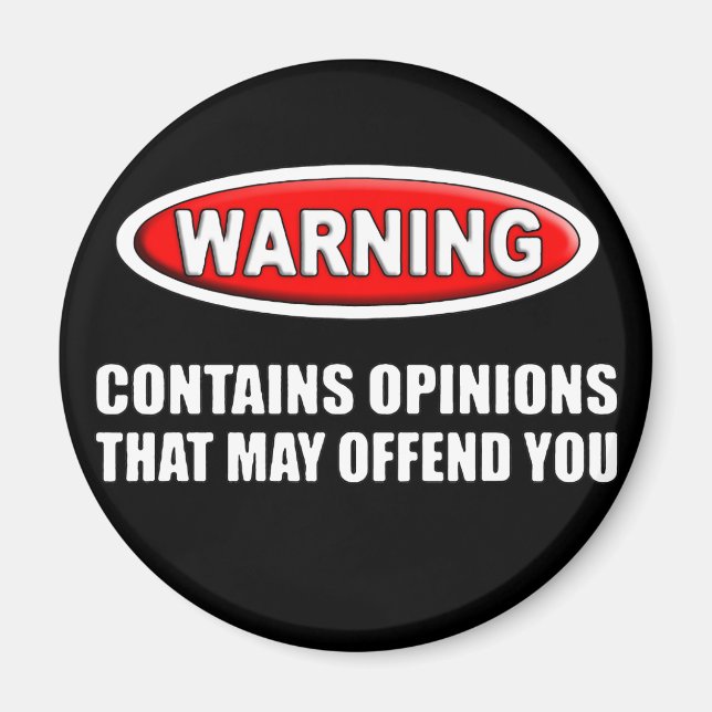Íman Contém Opiniões Que Podem Ofender Você (Frente)