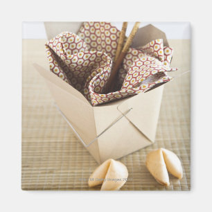 Íman Contentor chinês e biscoitos da sorte