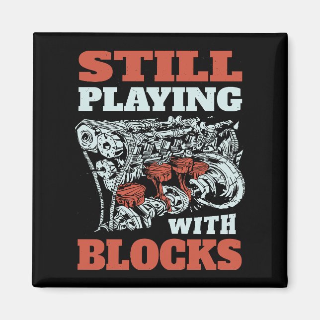 Íman Continuando brincando com blocos mecânicos (Frente)