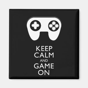 Íman CONTINUAR CALMO E JOGO ATIVO - PÁGINA DE Jogos