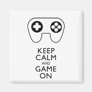 Íman CONTINUAR CALMO E JOGO ATIVO - PÁGINA DE Jogos