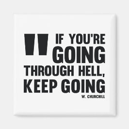 Íman Continue! - ímã inspirador