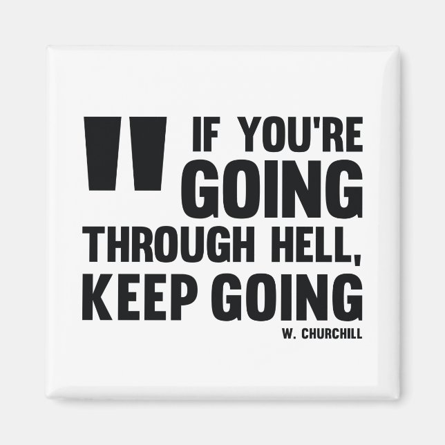 Íman Continue! - ímã inspirador (Frente)