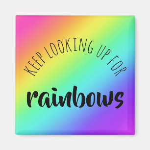 Íman Continue procurando o Rainbows Magnet