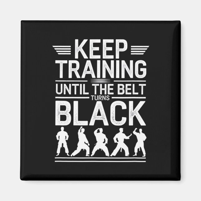 Íman Continue Treinando Até Que O Cinturão Torne Black  (Frente)