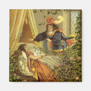 Íman Conto de fadas do Victorian do vintage, Bela