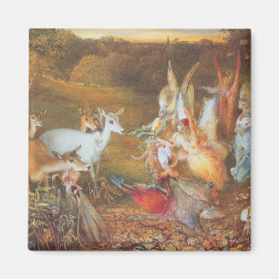 Íman Conto de fadas do vintage, floresta Enchanted por